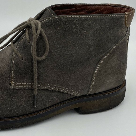 Johnston & Murphy Copeland Chukka Suede Ankle Boots Gray 25-1567 *sold on eBay* - Picture 3 of 11